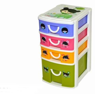 

Palakz 4 Compartments Plastic Multilayered Drawers(Multicolor)