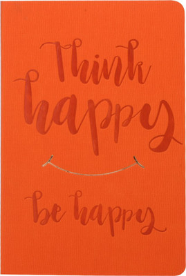 

Doodle A5 Notebook(Happy Curve Notebook , PU Leather, Soft Bound, Ruled, 200 Pages, A5 (8.5" x 5.5"), Orange)