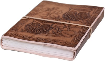 Purpledip Handmade Regular Diary Unruled 200 Pages(Brown)