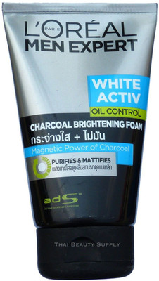 

L'Oreal Paris Men Expert White Activ Oil Control Charcoal Brightening Foam Face Wash(149 ml)