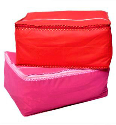 

apratim saree cover vgbhnjmkghbjnkgvhb dfgvh(Red, Pink)