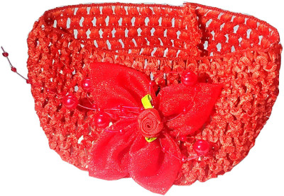 

Bunny Collections Hairband for Baby Girls Head Band(Red)
