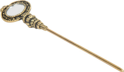 The Indian Handicraft Store Mirror Gold Hair Pin Hair Pin(Gold)