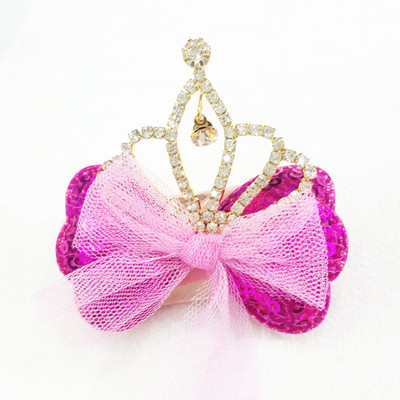

FAIRYTALE CROWN PIN Hair Pin(Pink)