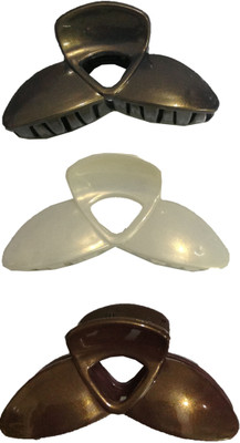 

GRACE FASHION VILLA Fine Touch Hair Clip(White, Brown, Grey)