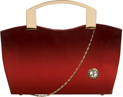 

Louise Belgium Hand-held Bag(Maroon)