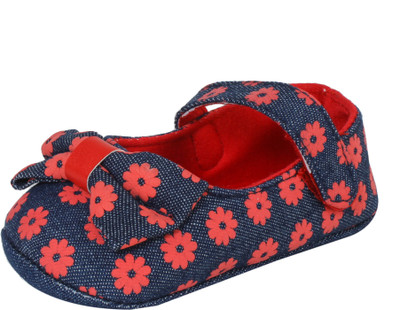 

abdc kids Boys & Girls Velcro Ballerinas(Blue