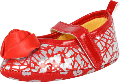 

abdc kids Boys & Girls Velcro Ballerinas(Red