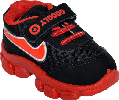 

BUNNIES Boys Velcro Walking Shoes(Red