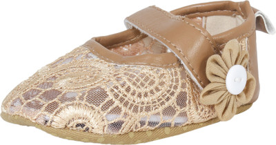 

abdc kids Boys & Girls Velcro Ballerinas(Brown