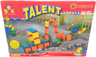 

HALO NATION Talent Blocks XS Construction Blocks Set 132 Pcs(Multicolor)