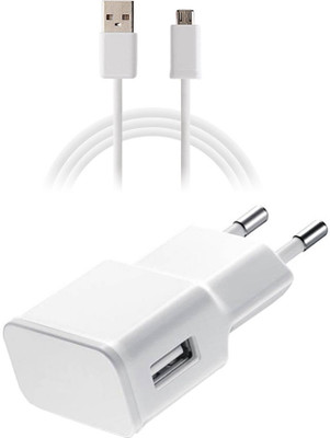 DAKRON Wall Charger Accessory Combo for Intex Cloud 3G Candy(White)
