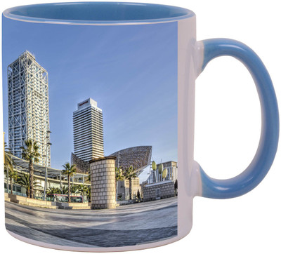 

Arkist carpe diem barcelona catalonia wallpaper x16 Ceramic Mug(340 ml), Multicolor