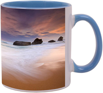 

Arkist violet sky Ceramic Mug(340 ml), Multicolor