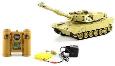 

HALO NATION Army Combat Tank with Laser Attack to Disintigrate Bunker - Remote Control 27mHz 9 Channel Multifunction Power Action Artillery Toy(Brown)