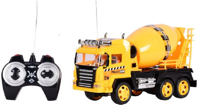 

HALO NATION Construction Concrete Mixer Remote Control Truck big.(Yellow)