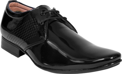 

JK Port New Mens Shoe Lace Up For Men(Black