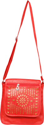 

Sr Sales Women Casual Red PU Sling Bag