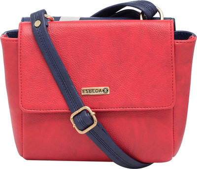 

ESBEDA Women Casual Red, Blue PU Sling Bag, Blue;red
