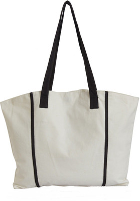 

Vaibhav Women White Canvas Hobo