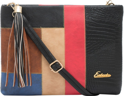 

ESBEDA Women Casual Black PU Sling Bag