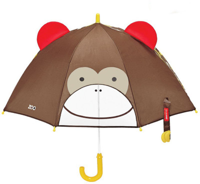 

Skip Hop Zoobrella Little Kid Umbrella-Monkey Umbrella(Multicolor)