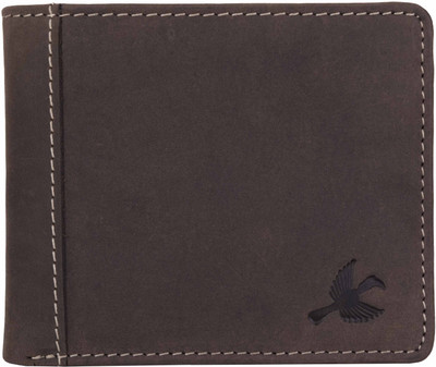 

Hornbull Men Khaki Genuine Leather Wallet(8 Card Slots), Brown