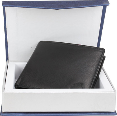 

Drizzle Men Black Genuine Leather Wallet(4 Card Slots)