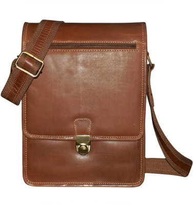 

Kan Brown Premium Quality Leather Backpack/Messenger Bag for Men & Women 7 L Backpack(Brown)