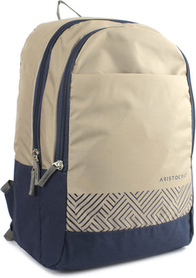 

Aristocrat Zing 25 L Backpack(Beige, Blue), Fawn