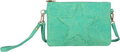 

Angesbags Anges Star Green Sling Bag(Green, 5)