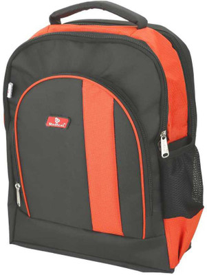 

REDICAL COLLEGE BAG Waterproof School Bag(Orange, Black, 10 L)
