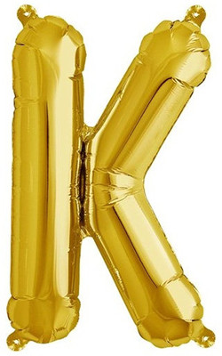 

Shop Online Solid K Digit Balloon(Gold, Pack of 1)