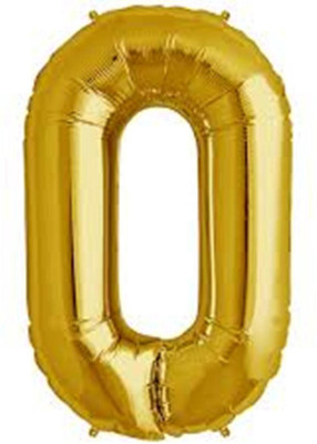 

Shop Online Solid O Digit Balloon(Gold, Pack of 1)