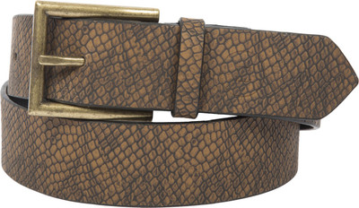 

Leder Concepts Men Casual Brown Synthetic Belt