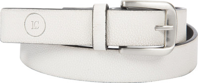

Leder Concepts Women Casual White Synthetic Belt