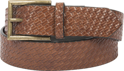 

Leder Concepts Men Casual Brown Synthetic Belt, Dark tan