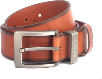 

Louis Philippe Men Black Genuine Leather Belt, Tan
