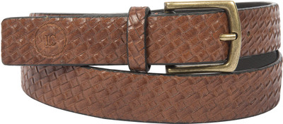 

Leder Concepts Women Casual Brown Synthetic Belt, Dark tan
