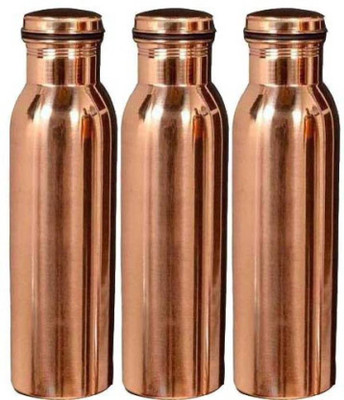 G MART. Copper Water Bottles Brown 1000 ml Flask(Pack of 3, Brown) available at flipkart for Rs.1269