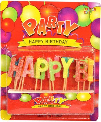 

Shop Online Happy Birthday Candle(Multicolor, Pack of 1)