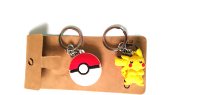 

zhosy pikachu combo Locking Key Chain(Multicolor)
