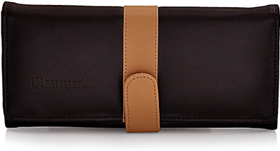 

Utsukushii Casual Brown Clutch