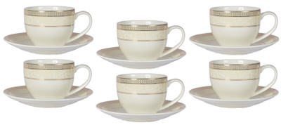 

La Platina CupSaucerLp-D Porcelain(White, Pack of 12)