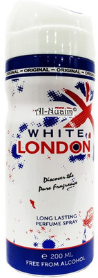 

Al Nuaim White London Body Spray - For Men & Women(200 ml)