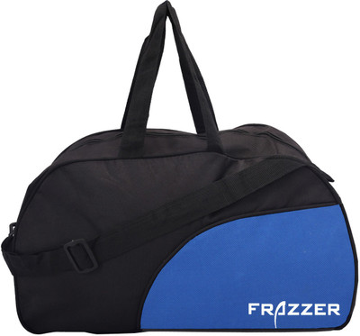 

Frazzer Stylish Travel Duffel Bag(Black, Blue)