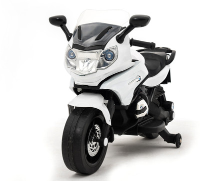 

Toyhouse Sports Bike 12V Rechargeable Bike Battery Operated Ride On(White)