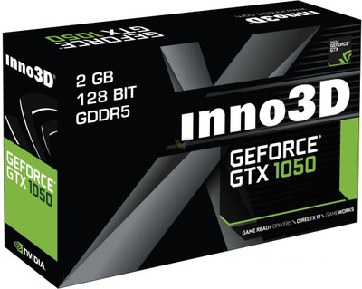 

Inno3D NVIDIA N1050-1SDV-E5CM 2 GB GDDR5 Graphics Card(Black)
