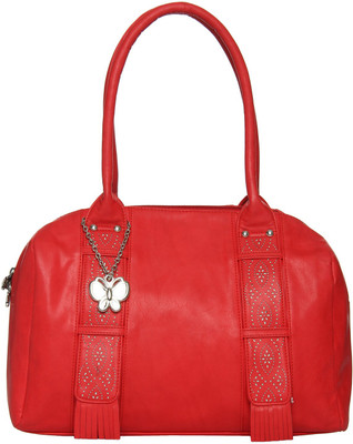 Butterflies Hand-held Bag(Red)