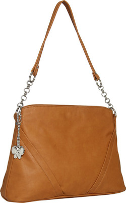 Butterflies Hand-held Bag(Tan)